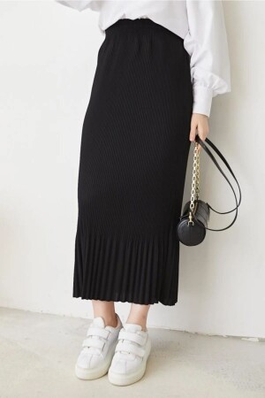 Women's Sheer Pleated Hijab Skirt fx10054 - Gülsüm Aydın
