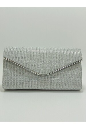 Women's Silver Evening Dress Bag - Dizaynbag