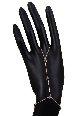 Women's Silver Row Stone Shahmaran SGTL9831BLACK - Söğütlü Silver