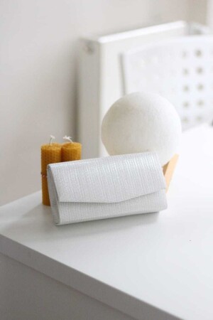 Women's Silvery White Mini Box Shoulder Bag - Moom Bag