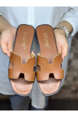 Women's Slippers Summer Daily Slippers Sea Beach Dowry Guest Indoor Slippers TABA - Yildiz Shoes