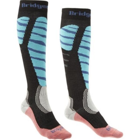 Women's socks Bridgedale Ski EasyOn, black - 227 - Bridgedale