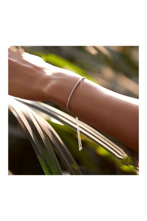 Women's Special Series Water Channel Silver Stone Bracelet - Monalisatoka