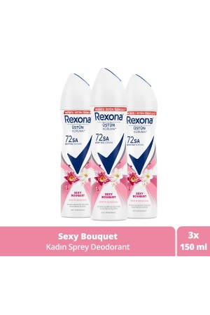 Women's Spray Deodorant Sexy Bouquet 72 Hours Uninterrupted Superior Protection 150 ml X3 - Rexona