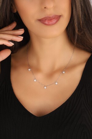 Women's Star Lucky Model Silver Necklace KLLB000102 - Lia Berto