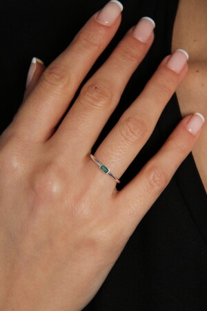 Women's Stony Elegant Model 925 Sterling Silver Ring - Elika Silver