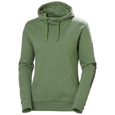 Women's sweatshirt HELLY HANSEN Logo Hoodie, green - Helly Hansen workwear