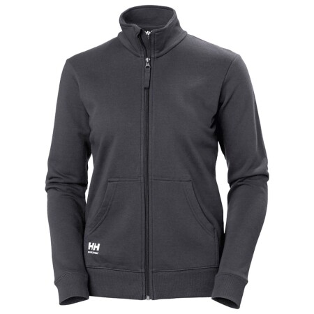 Women's sweatshirt HELLY HANSEN W Classic Zip Sweatshirt, dark gray - Helly Hansen workwear