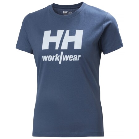 Women's t-shirt HELLY HANSEN W Classic Logo T-Shirt, blue - Helly Hansen workwear