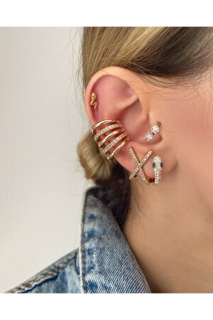 Women's Thick Knuckle Earcuff Cartilage Earrings - Okkostore