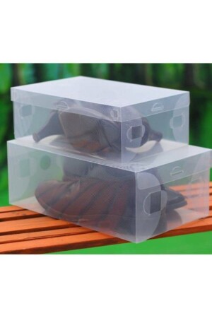 Women's Transparent Shoe Box 15 Pieces 443345FSD442245D445 - hitteknoloji