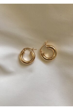 Women's Vintage Gold Plated Gold Hoop Earrings - Aurrari