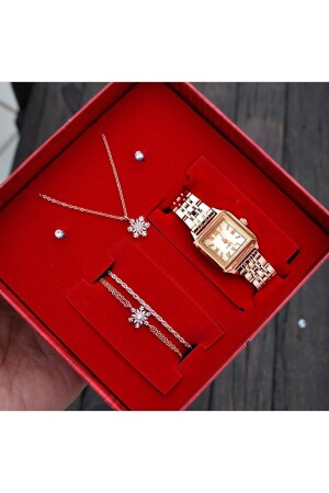 Women's Wristwatch Necklace Bracelet And Earring Set grimikailsat - wesscollection