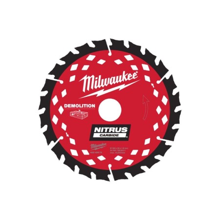 Wood cutting disc MILWAUKEE CSB Nitrus P WD 190x30x1.62x24 ATB - Milwaukee Accessories