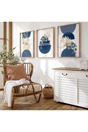Wooden 3-Piece Framed Decorative Painting - Woodhomeworks