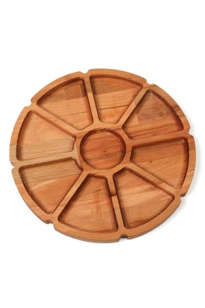 Wooden 9 Compartment Presentation Tray for Snacks, Breakfast, Treats (30X30CM) - 01KYN0003 - TBT