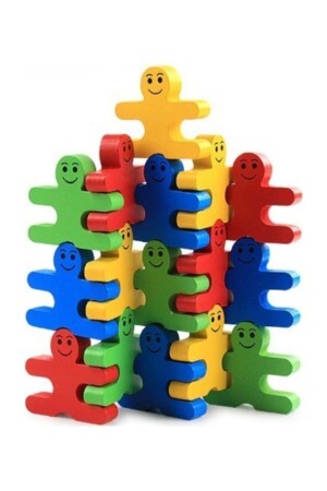 Wooden Balance Blocks Attention Game - Wooden Toys