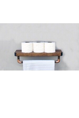 Wooden Bathroom Shelf, Bathroom Towel Holder WDN273 WDN273 - WOODENSA