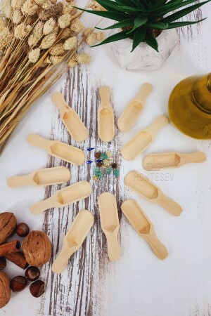 Wooden Board Serving Spice Sugar Coffee Jam Spoon Spoon Set Wooden Spoon SR01 - MONTESEV