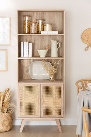 Wooden Buffet with Hazeran Cover Detail, Console 302 - ŞafakMobilya