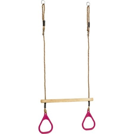 wooden circular trapeze with plastic rim - KBT
