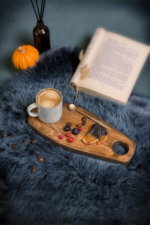 Wooden Coffee Presentation, Wooden Serving Board, Wooden Serving Plate, Wooden Cheese Plate MERSAN015 - NOBLERAVEN DESIGN
