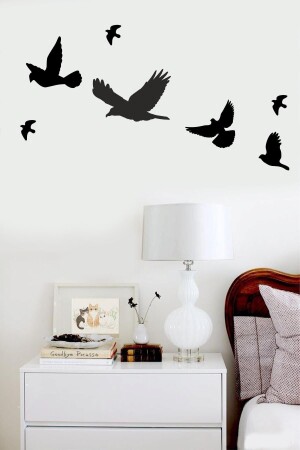 Wooden Decorative Bird 7 Piece Set - Evdeucuz