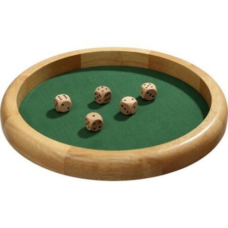 Wooden dice tray Philos, 40cm - Philos