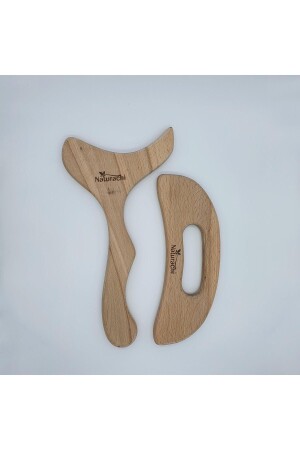 Wooden Graston Madero Therapy and Cellulite 2-Pack Massage Tool Model 1 - Naturachi