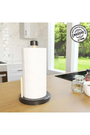 Wooden Handle Towel Holder 15-5 Cm Width - Seowood