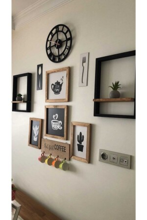 Wooden Kitchen Decor Set - Woodhomeworks
