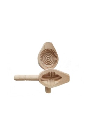 Wooden Kömbe Kerebiç Cake Mold 4 Pieces Kömbe-mold - Liavera