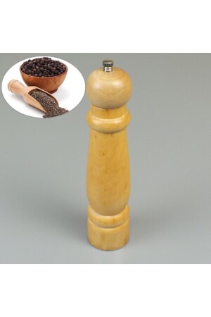 Wooden Large Chamber Black Pepper Salt and Pepper Mill Spice Shaker ANKAMZ-303-715 - YFHOME