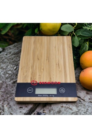Wooden Luxury Digital Display 5 Kg 1 Gr Very Stylish Precision Electronic Kitchen Scale - Redmoon