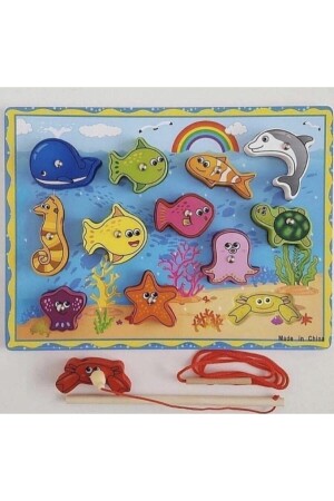Wooden Magnet Fishing Game - Inkwell
