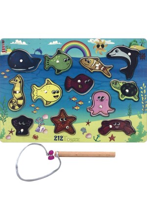 Wooden magnet fishing game - 212Toyzz