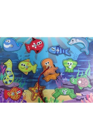 Wooden Magnet Fishing Game - Yaho Oyuncağin Doğal Hali