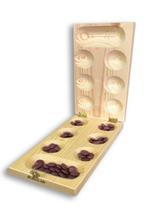 Wooden Mangala Strategy and Intelligence Game Educational Game - Hyd