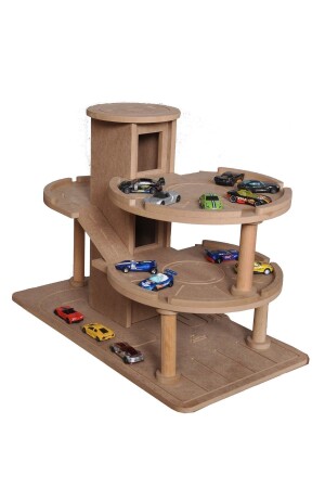 Wooden Multi-Storey Car Park Garage Toy - Hedef