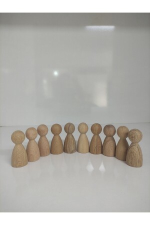 Wooden Peg Doll - Yaho Oyuncağin Doğal Hali