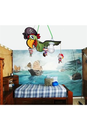 WOODEN PIRATE PARROW KIDS ROOM LIGHTING 53 - Arya