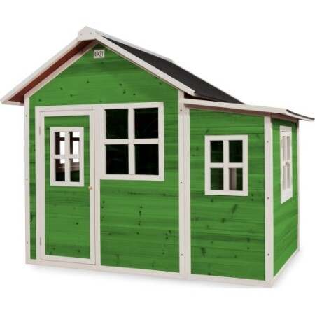 Wooden playhouse EXIT Loft 150, green - Exit