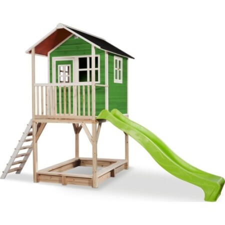 Wooden playhouse EXIT Loft 700 - Green - Exit