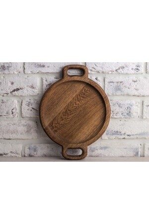 Wooden Round Tableware Serving Cheese Plate Wooden. tvk001 - atolyesiahsap