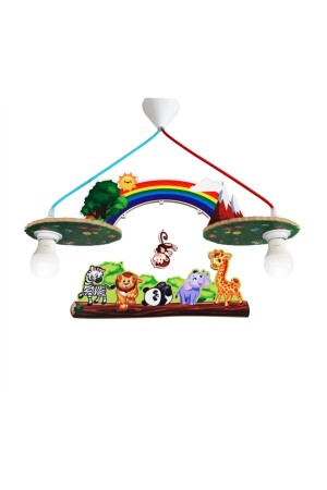 WOODEN SAFARI THEMED KIDS ROOM LIGHTING 3 - Arya
