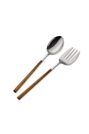 Wooden Salad Serving Set 2 Pieces - The Mia