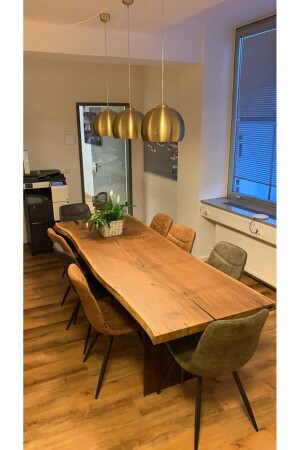 Wooden Single Top Dining Meeting Table 220 x 80cm - Shardywood