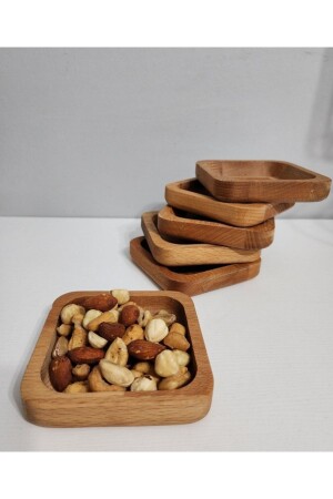 Wooden Snack Bowl 6 Li PRA-8904472-7208 - HBS Art Design