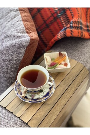 Wooden Sofa Tray, Side Table, Sofa Edge, Foldable Portable Placemat Ys-3 YMN0150 - Yaman Hediyelik