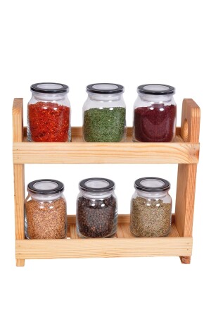 Wooden Spice Stand Tb0075 TB0075 - Tahta Bahçesi